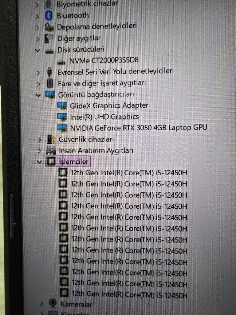 ASUS VIVOBOOK I5 12TH 2 TB M2 SSD RTX EKRAN KARTI - 2