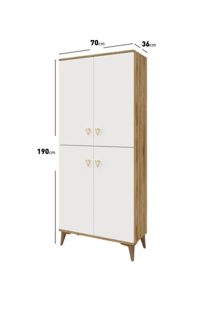Modern Ayakkabılık – Kapaklı Çok Amaçlı Dolap - 3