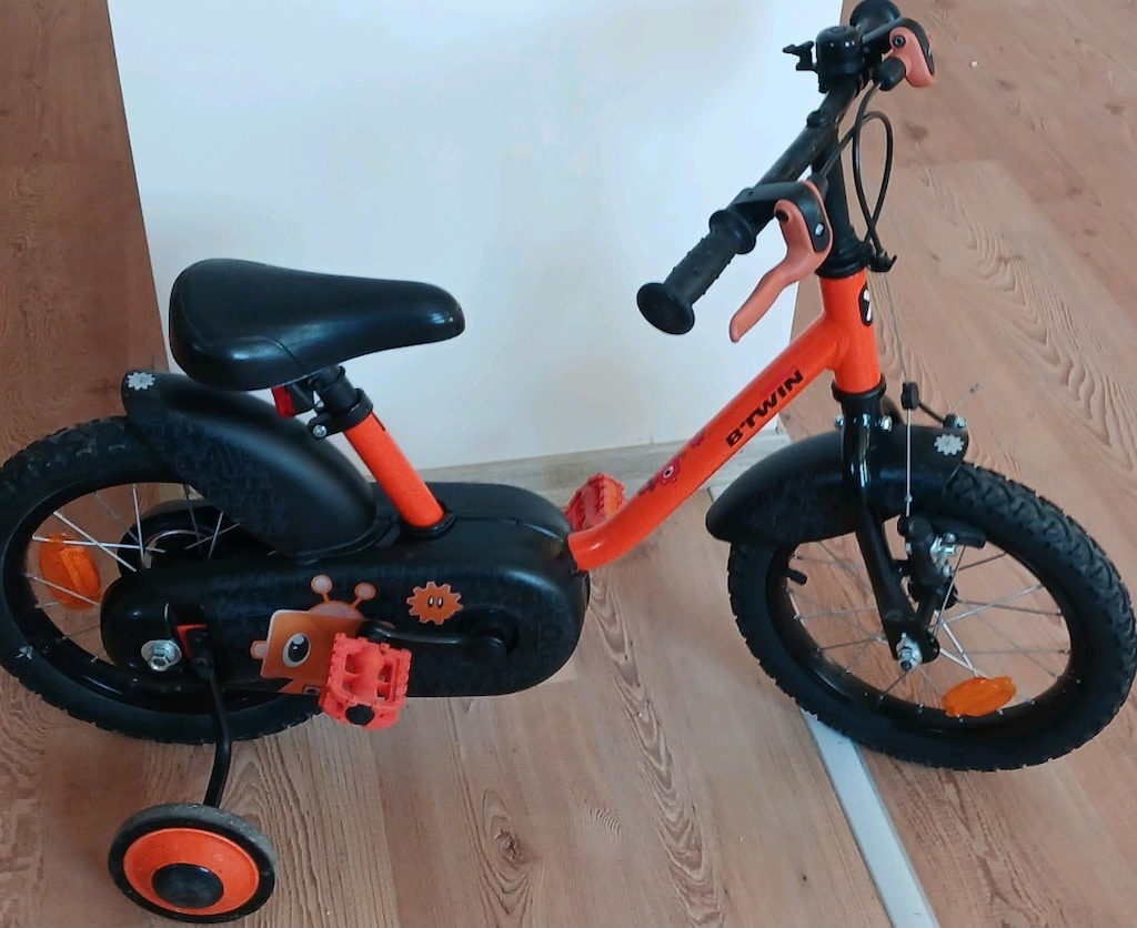 Btwin çocuk bisikleti 14 jant Decathlon YENİ GİBİ Ön Sepetli - 15
