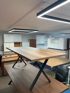 KLAS OFİS ÜSKÜDAR 90x200 cm X AYAKLI TOPLANTI MASASI - 2