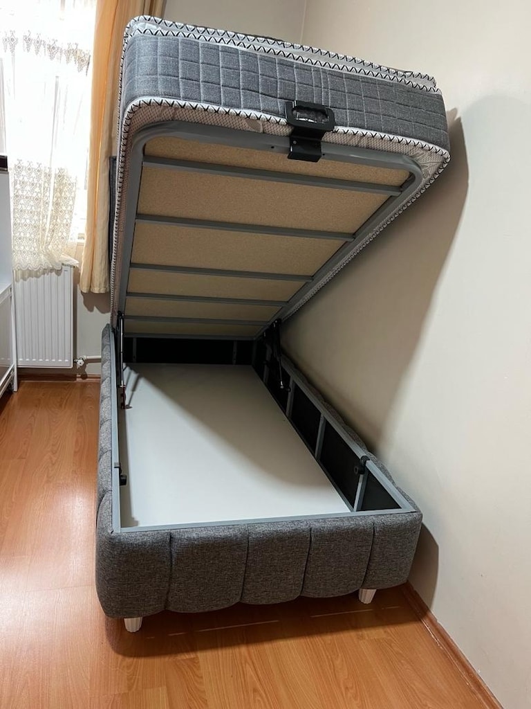 GRİ KEYEN ÇELİK KASA BAZA VE PEDLİ TAVŞAN YATAK - 4