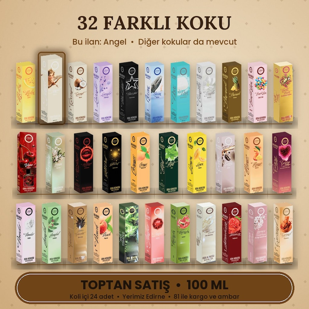ÇİDO MİRİS ODA KOKUSU 100ML ANGEL 32+ ÇEŞİT - 3