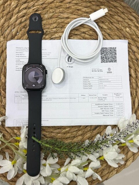 APPLE WATCH 11 46MM JET BLACK 10 GÜNLÜK SIFIR GİBİ 24 AY GARANTİLİ