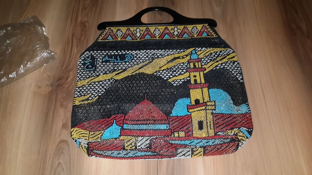 Boncuk işlemeli çanta Sıfır - 2