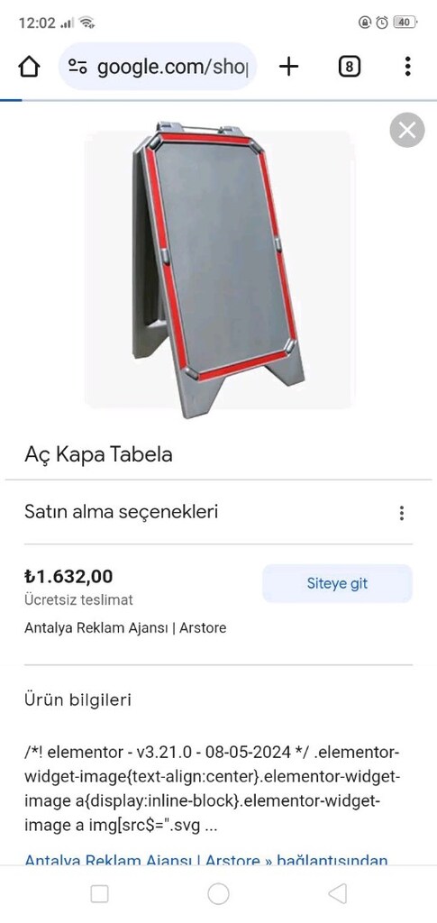 aç kapa reklam tabelası - 4