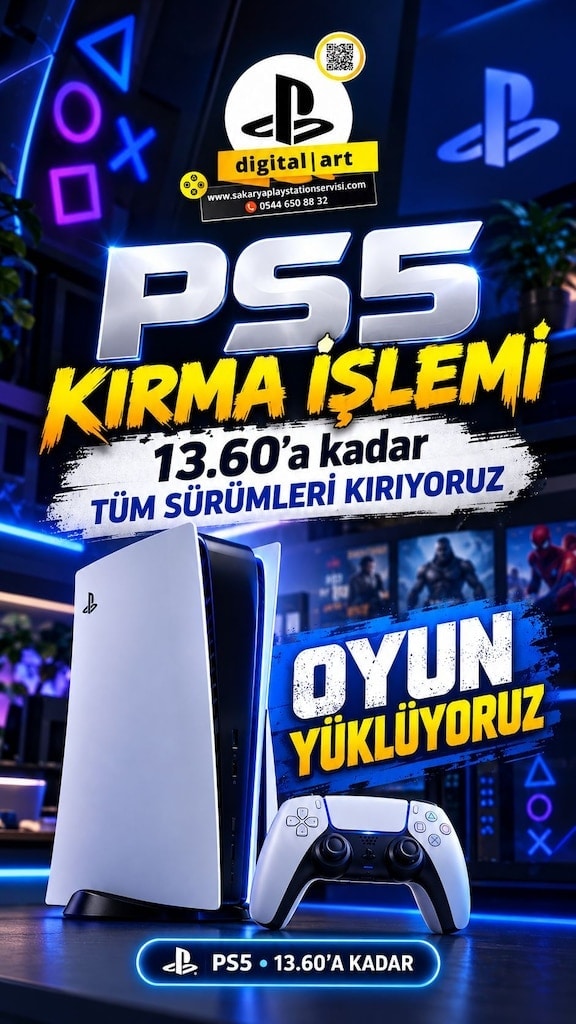 SIFIR PS5 Full Oyunlu Hen Sistem · DIGITAL ART · Sakarya Konsol Mağaza - 4