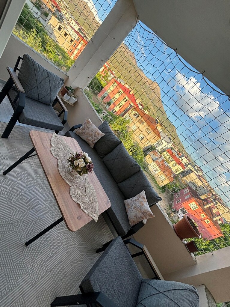 çay kahve seti balkon Bahçe - 3