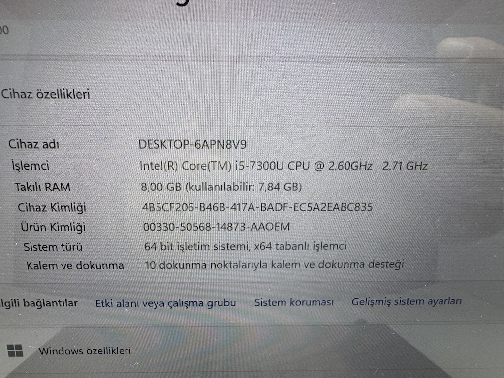 THİNKPAD YOGA 370 - İ5 7. NESİL 8 GB RAM 256 M2SSD DOKUNMATİK - 5