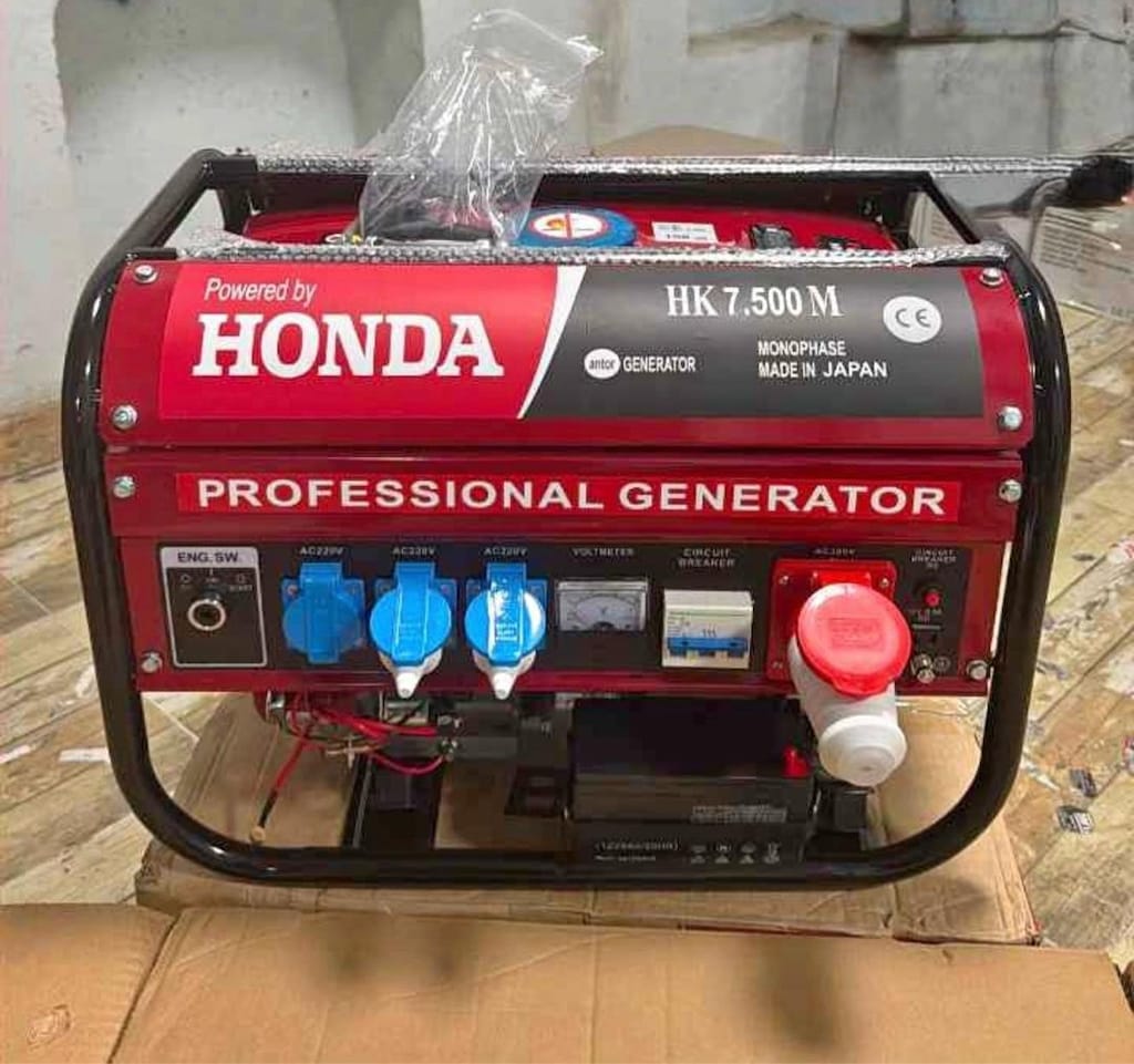 honda benzinli jeneratör marjlı çift çıkışlı sıfır kutusunda - 2
