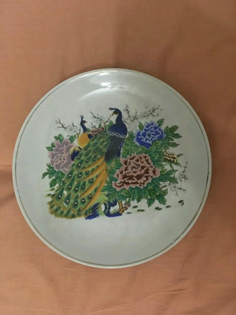 3 adet antika duvar tabağı - 3