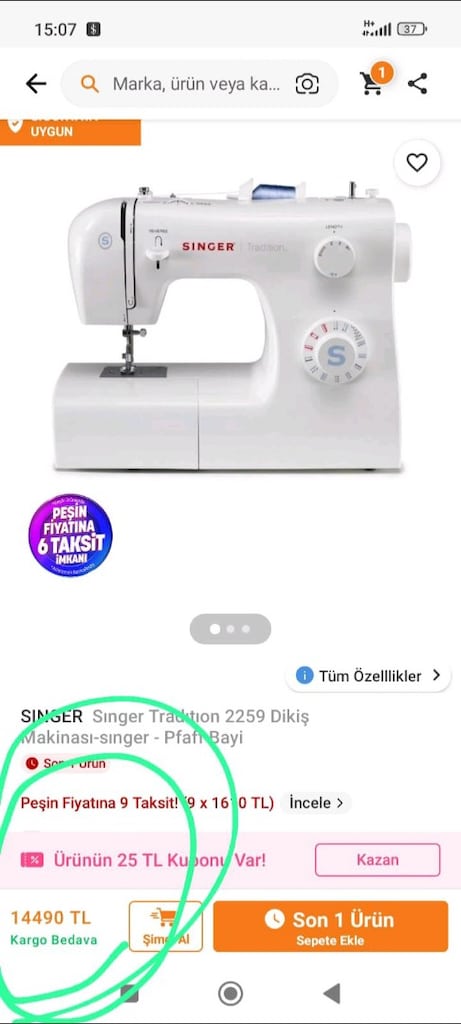Singer dikiş makinası #dikiş makinesi - 8