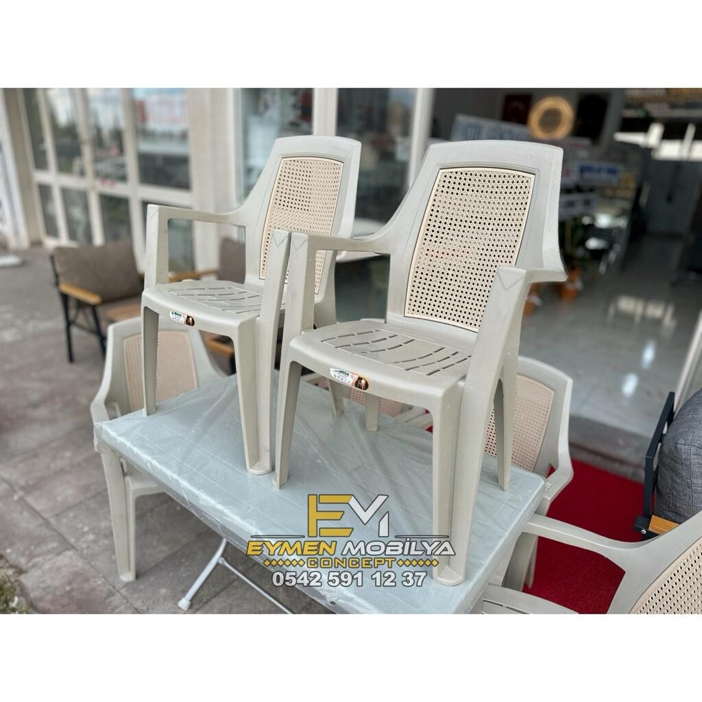 SIFIR PLASTİK KOLLU SANDALYE ve KATLANIR MASA - 4