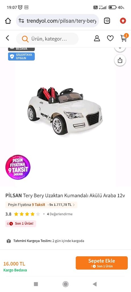 Pilsan akülü araba - 6