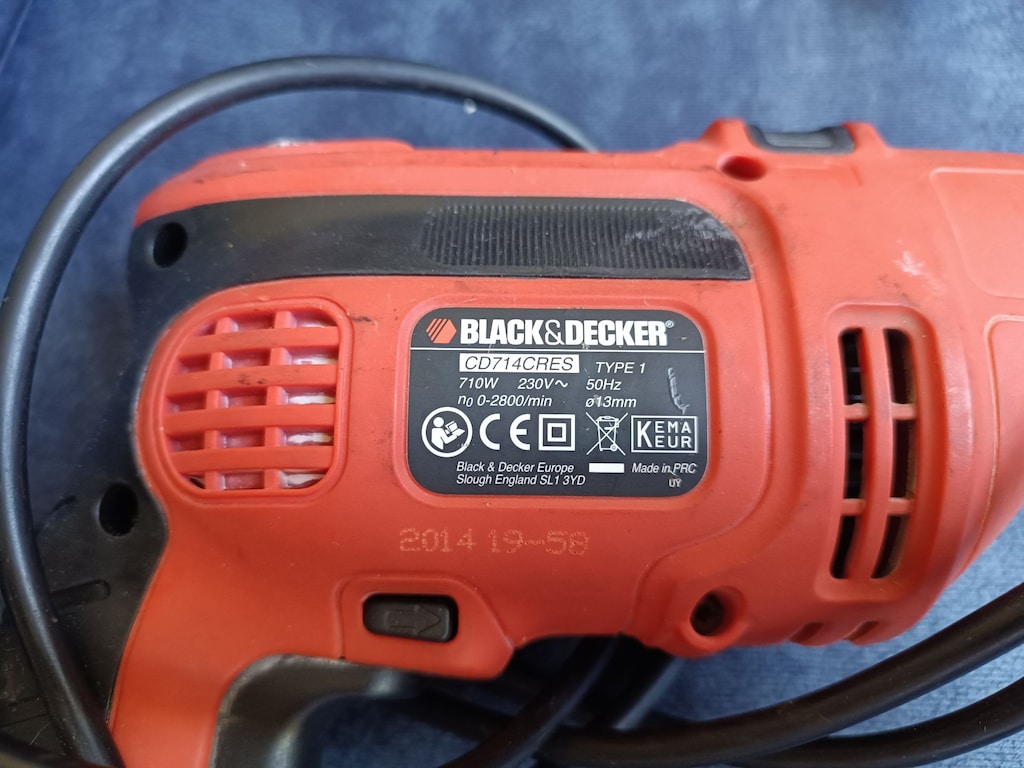 Black+Decker 710 Watt Darbeli Matkap (CD714CREW2) - 4
