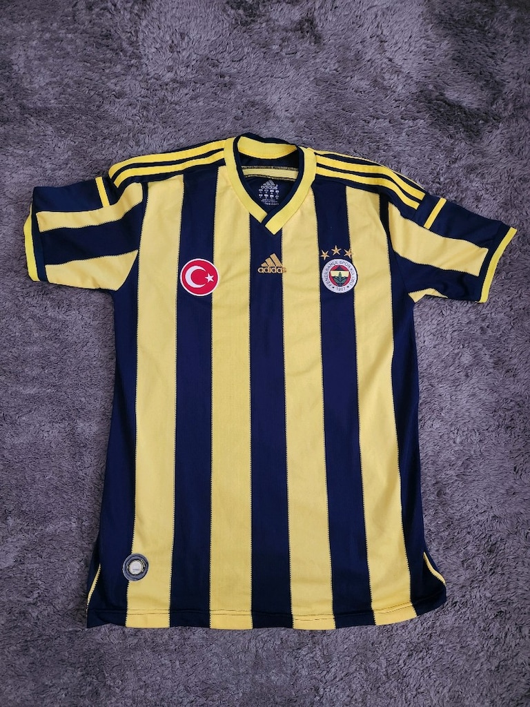 Orijinal Fenerbahçe 2013/14 Sezonu Çubuklu Forma - 3 Yıldız XL - 3