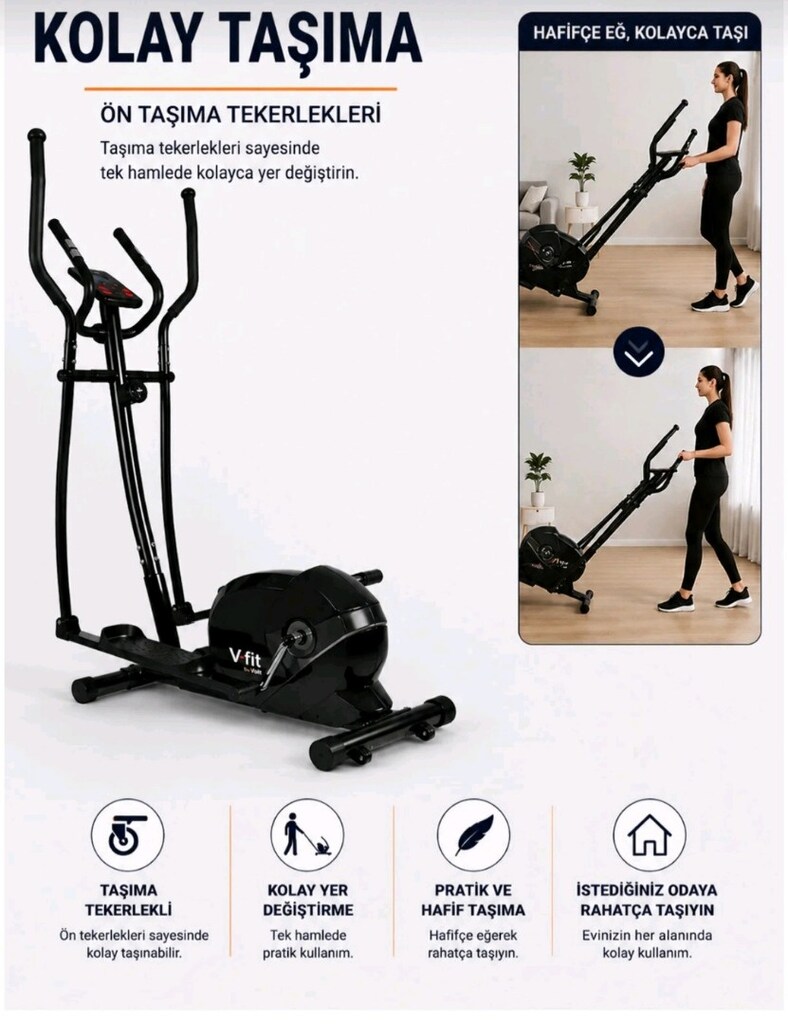 Manyetik eliptik bisiklet V-fit by Voit - 7