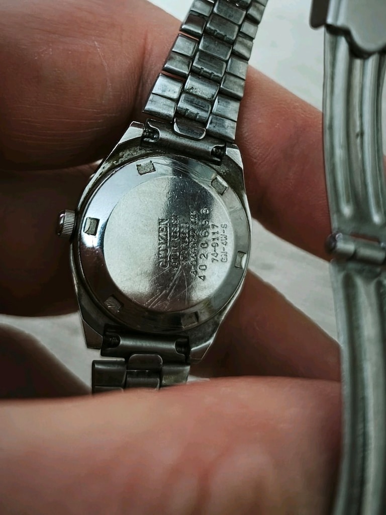 Orjinal citizen 1980 Lerden kalma aktif çalışır Otomatik kol saati - 3