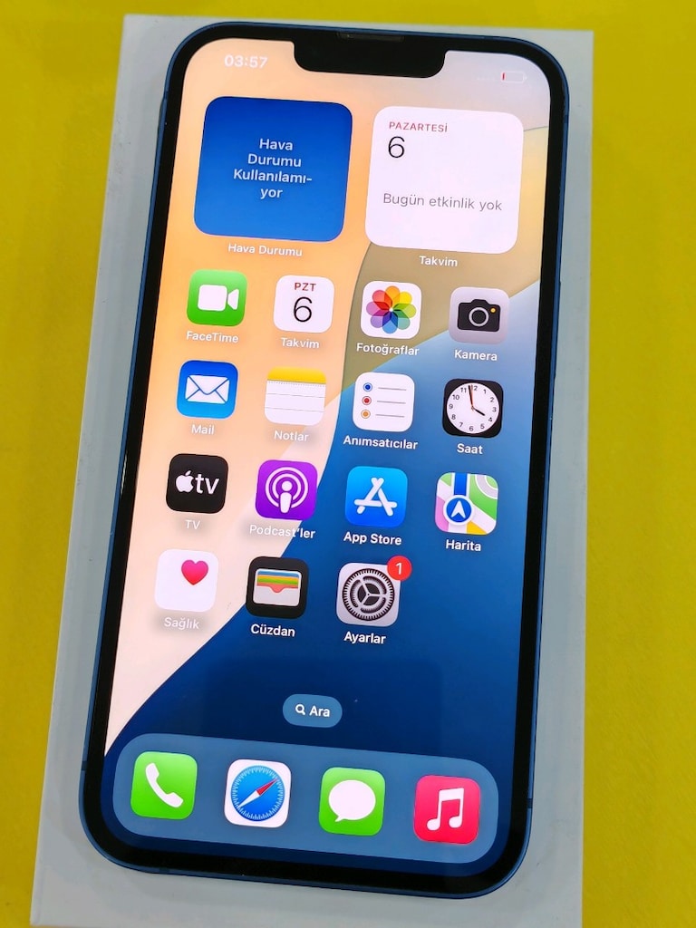İPHONE 13 128 GB PİL 78 ORJİNAL TR CİHAZI TEMİZ DEĞİŞEN SİZ 2.EL - 5