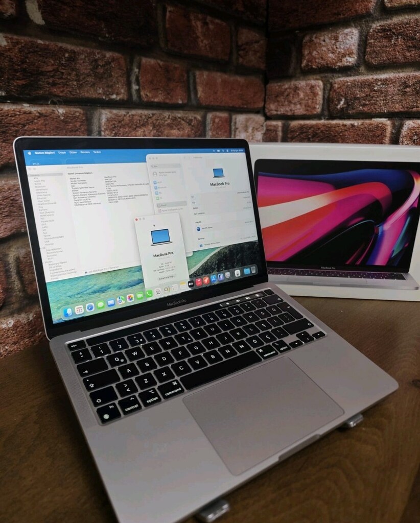 MACBOOK PRO M2 8.CB.RAM 512CBSSD TERTEMİZ KUTU İÇİ - 5