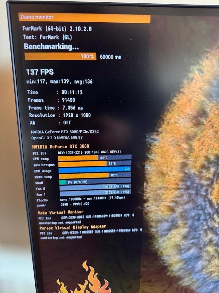 ASUS TUF GAMING RTX 3080 V2 10GB GDDR6X 320 Bit LHR Ekran Kartı - 7