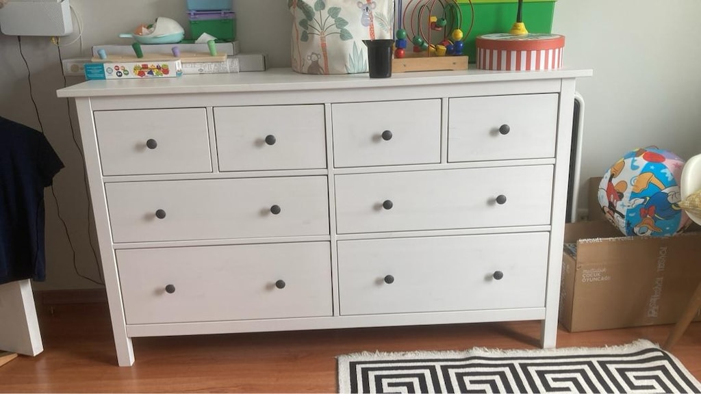 ikea 8 çekmeceli şifonyer dolap - 3