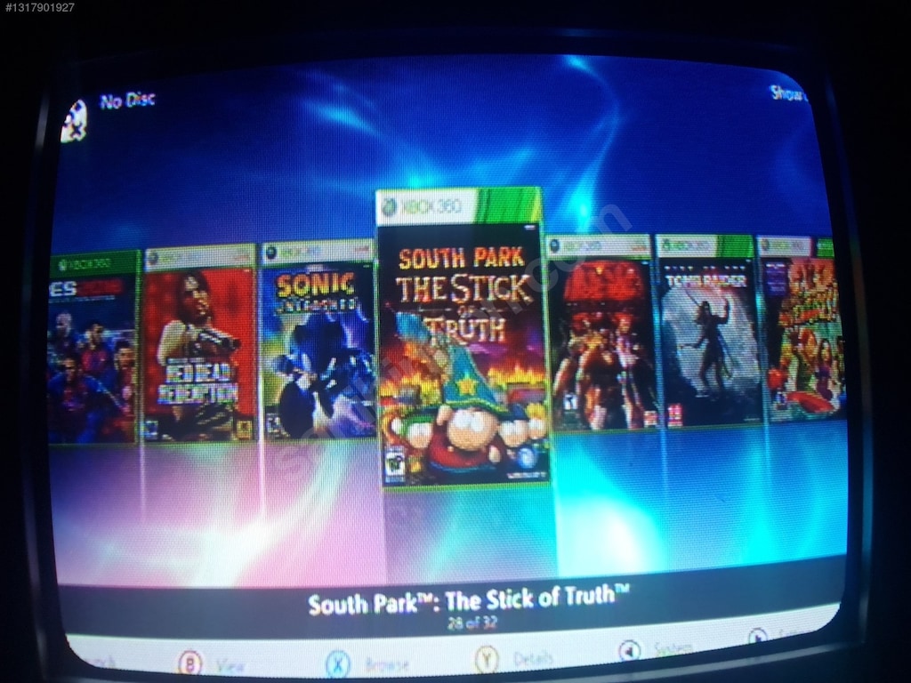 xbox 360s kutulu rhg3 kırık oyun konsolu 250gb hdd 31 oyun 360 s - 7