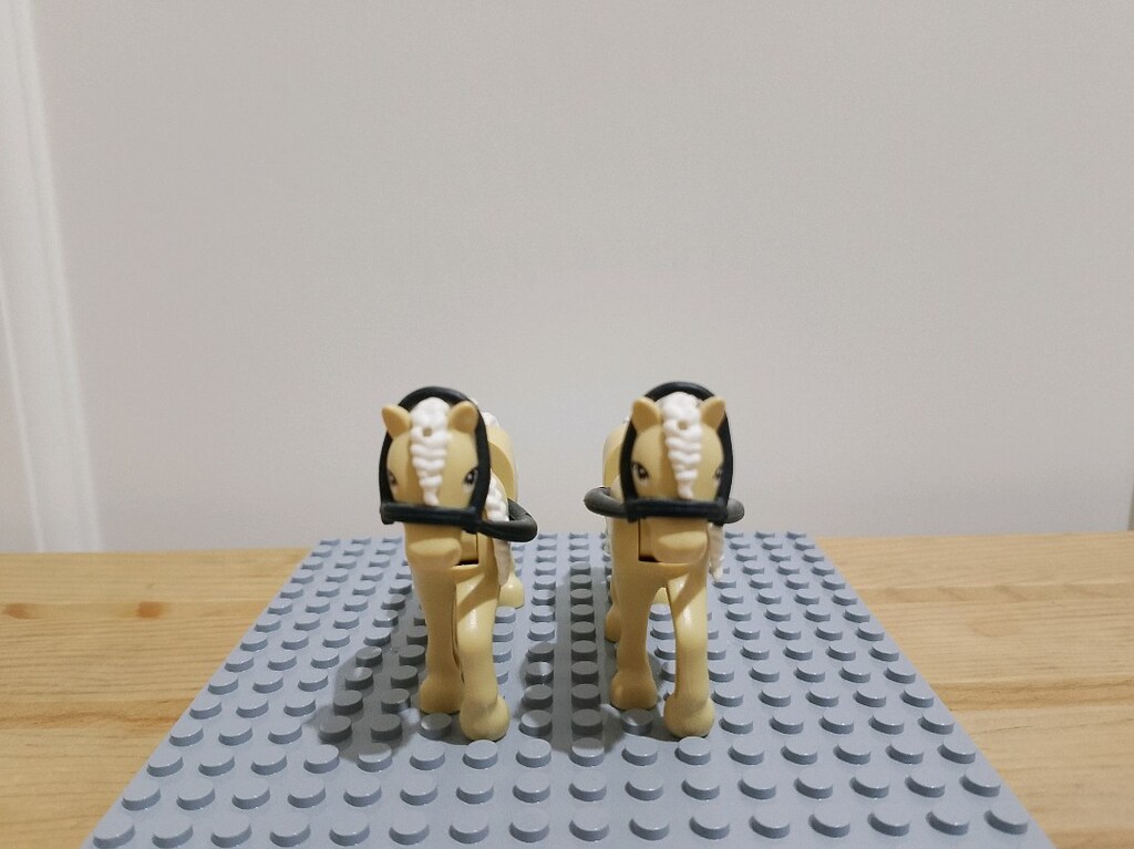 Lego Orjinal 2 Beyaz At Figür Oyuncak - 2