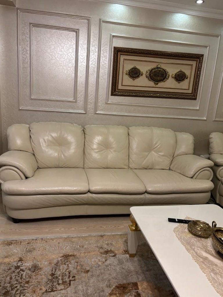 TEPE HOME ÖZEL YAPIM HAKİKİ DERİ KOMPLE SALON TAKIMI - 6