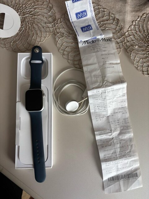Apple Watch Series 9 45 mm Silver GPS – Kutulu & Faturalı