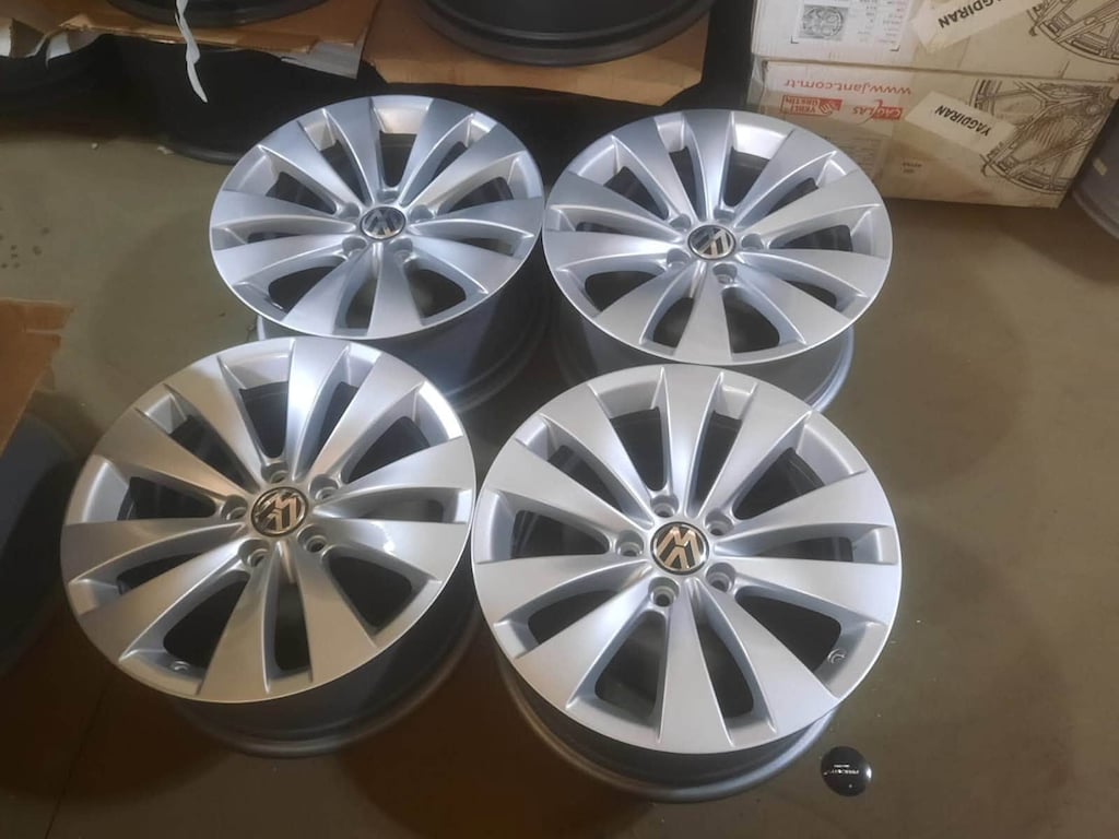 17 JANT 5X112 VW SEAT SKODA AUDİ ORJİNAL TAKIM TEMİZ UYGUN - 2