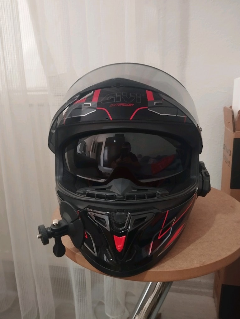 GIVI HPS 50.9 Full Face (L) + Nukro Tech M2 İnterkom + Insta360 Aparat - 7