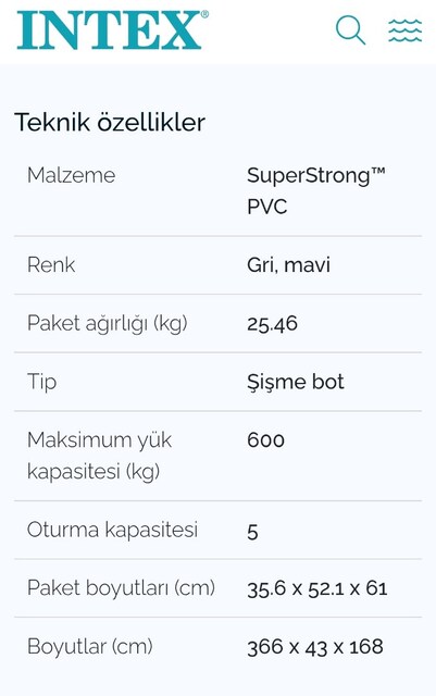 İntex Excursıon 5 Şişme Bot