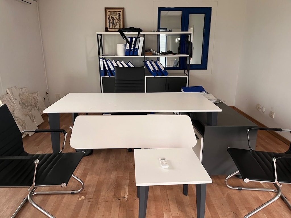 DEKOR BÜRO MOBİLYALARI 190X160 BEYAZ MAKAM TAKIMI İKİNCİ EL - 2