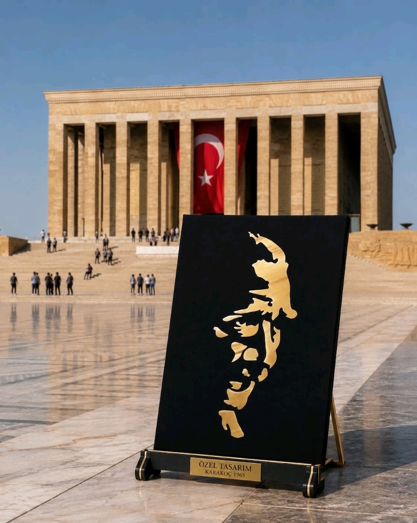 Atatürk Portreli Özel Tasarım Tablo - 2