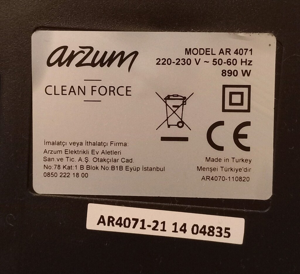 Arzum AR4071 Clean Force Elektrikli Süpürge - 2