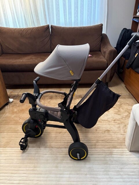 Doona Liki Trike S3 Katlanır Bebek Bisikleti, Yağmurluk ve Çanta Dahil
