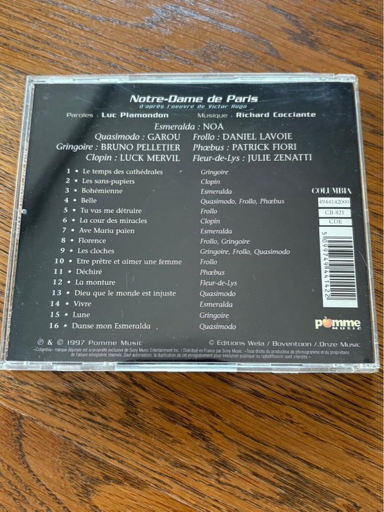 Notre Dame de Paris Müzikal CD - 4