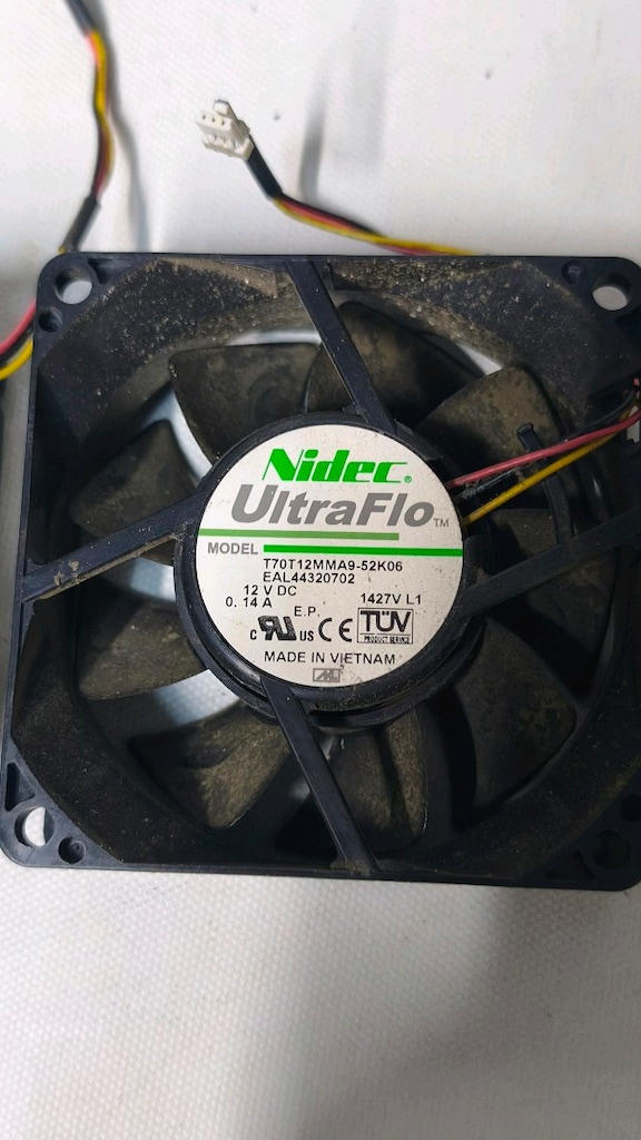 Nidec UltraFlo T70T12MMA9-52K06 12V DC Soğutma Fanı (70x70x25mm) - 9