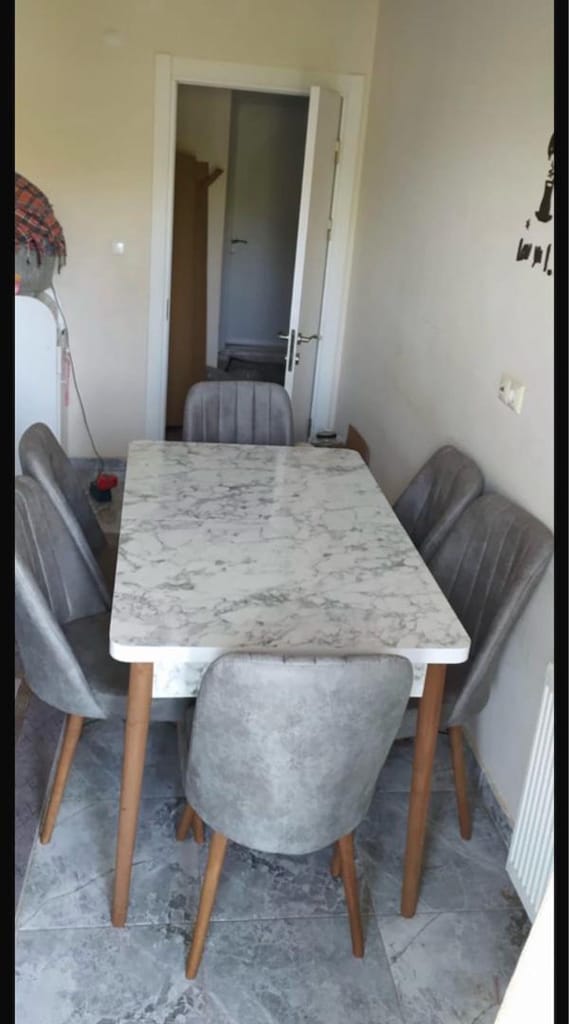 Sıfır Yemek Masası Takımı 6 Kişilik - 17