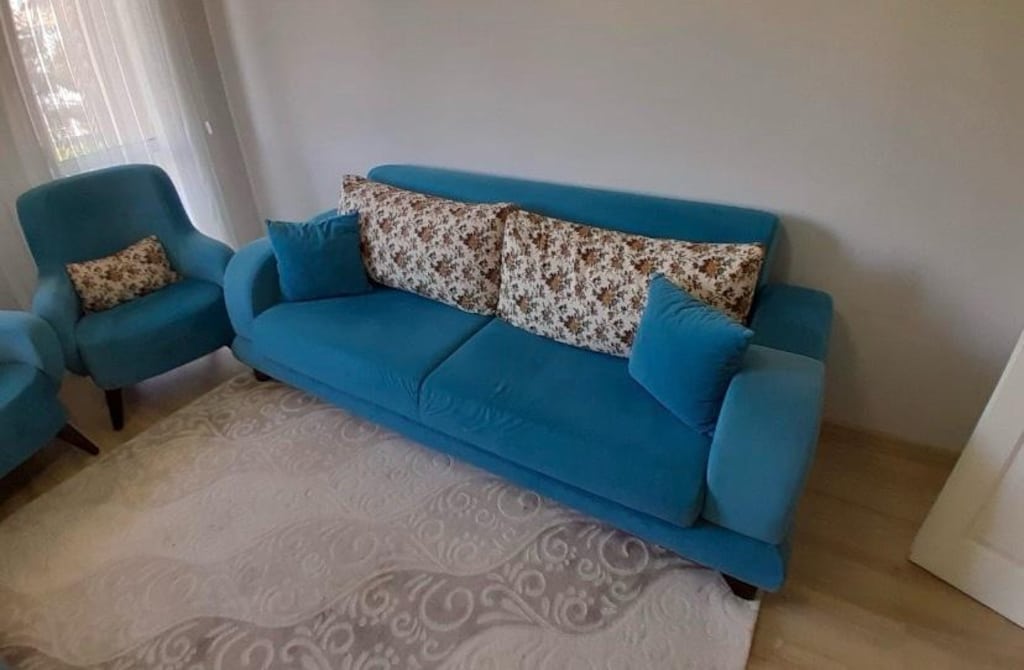 2 adet kanepe 2 tekli yataklı sandıklı taytuyu - 4