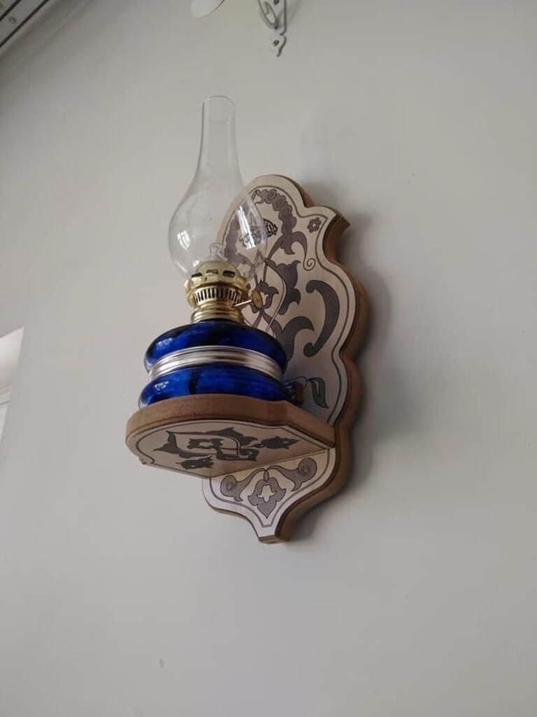 Tescilli Dimmerlı Nostaljik Elektrikli Gaz Lambası - 13
