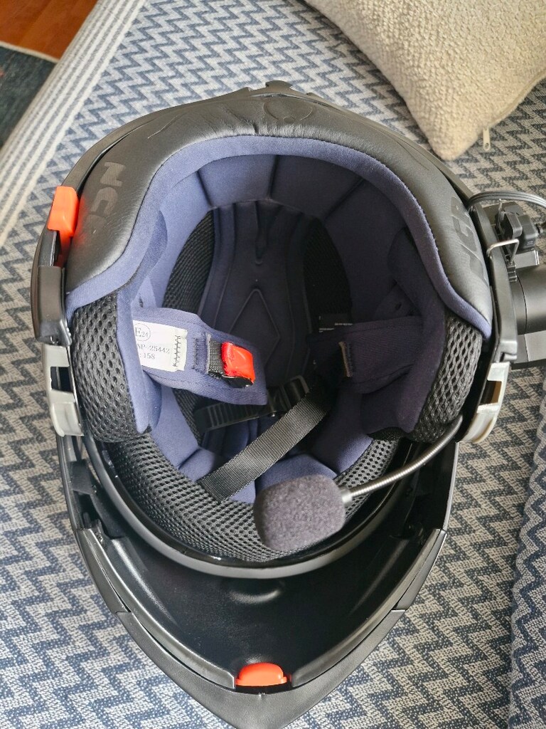 sıfır intercomlu ncr kask XL bedendir çene açılır - 3