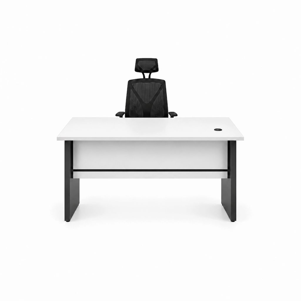 ATOM OFİS - MEKOM BEYAZ ÇALIŞMA MASASI - 140 CM (2 YIL GARANTİ) - 6