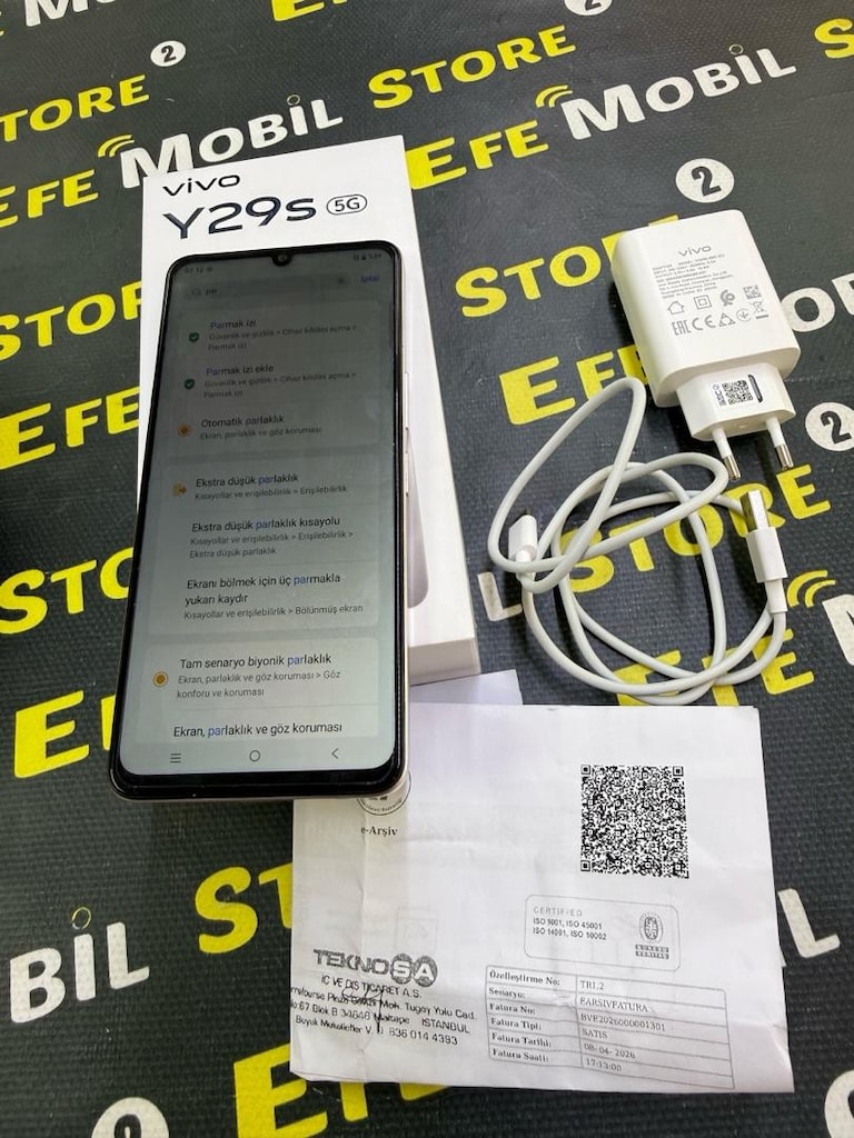 VİVO Y29S 5G 128 GB HAFIZA 6+6 GB RAM PİL 100 20 AY GARANTİLİDİR - 7