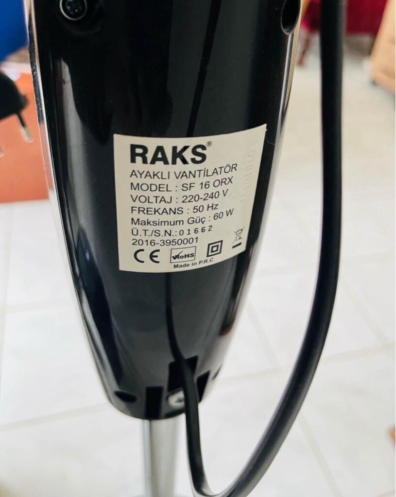 RAKS KUMANDALI GÜÇLÜ VANTİLATÖR - 2