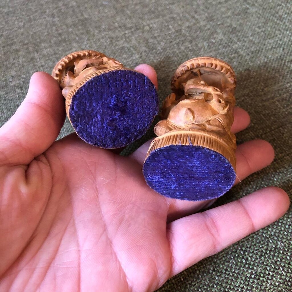 Sandal Ağacı El Oyması Ahşap Biblo - 5