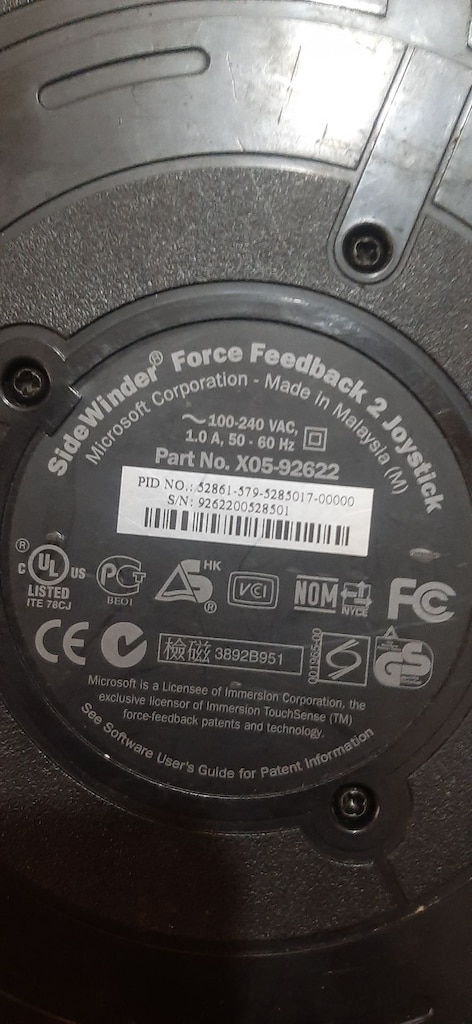 microsoft sidewinder force feedback 2 - 6