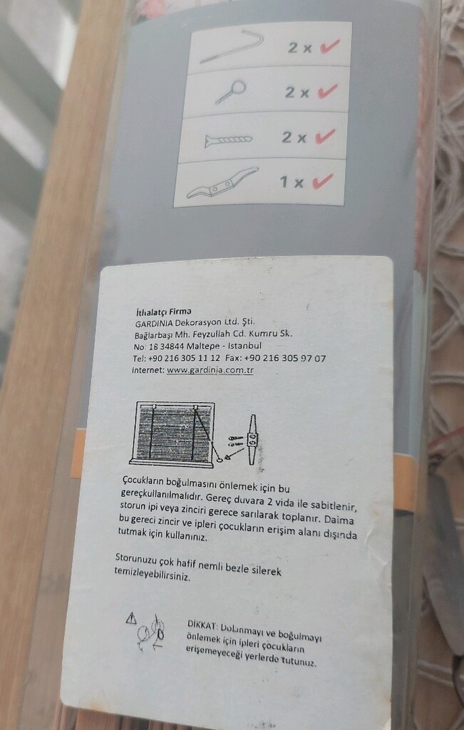 gradınıa ahşap bambu stor perde 2 adet var - 5
