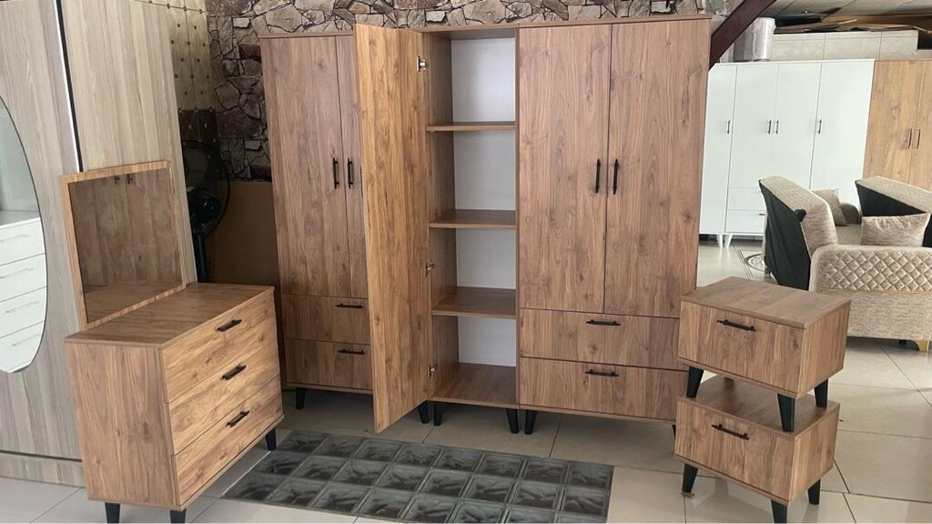 5 kapaklı elbise dolabı takımı - 3