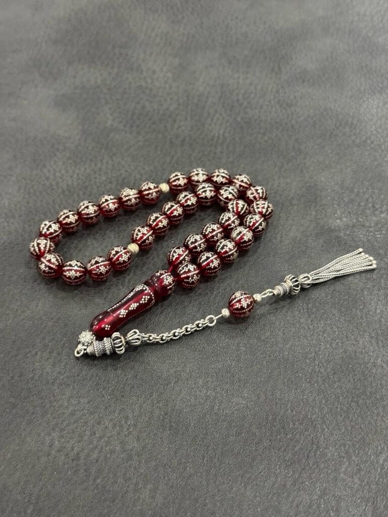 Gümüş İşleme Ateş Kehribar - 4